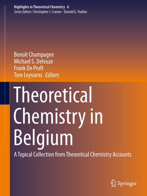 cover image of Theoretical Chemistry in Belgium